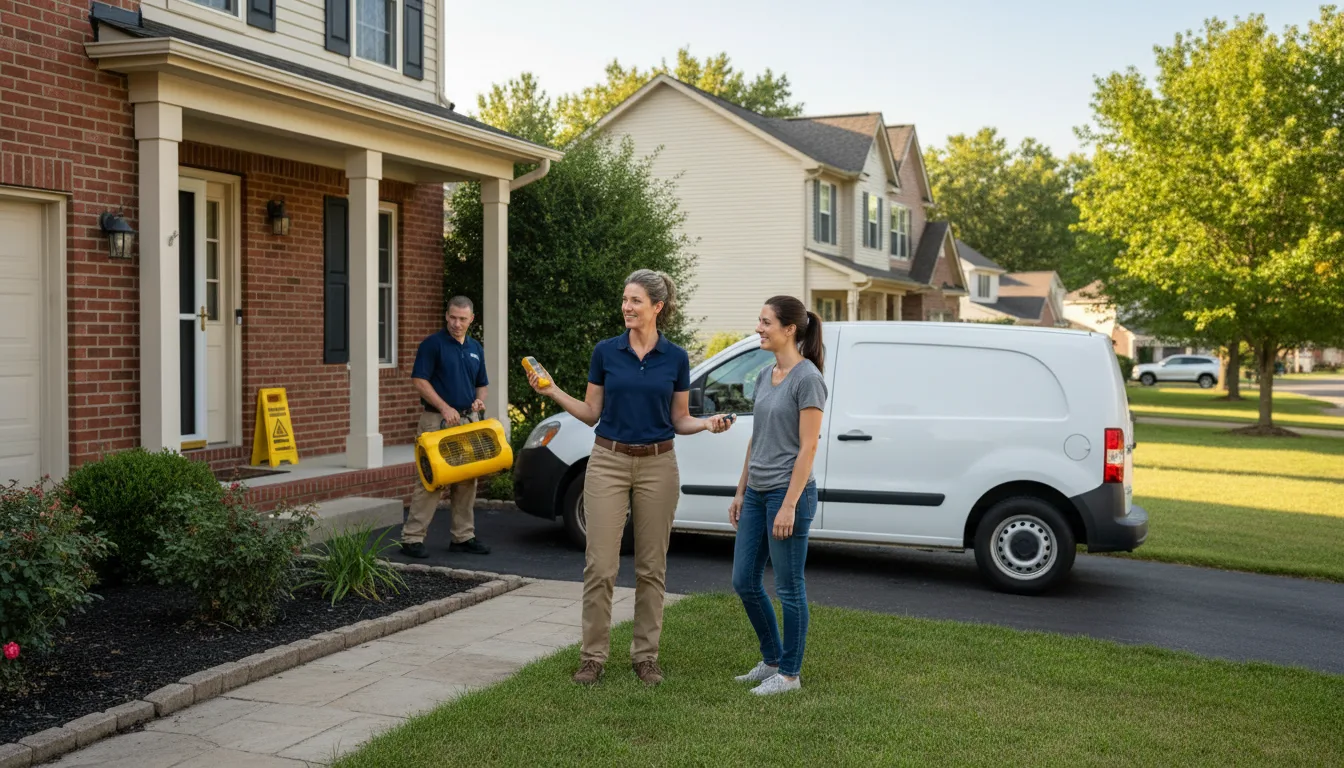 Water restoration image for Fire And Smoke Damage Restoration in Summerdale, AL
